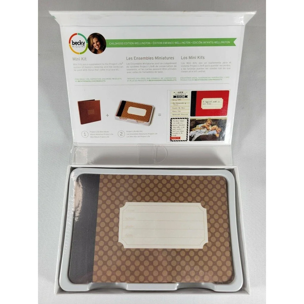 Project Life Childhood Wellington Edition Mini Kit Scrapbook Craft Lori Whitlock